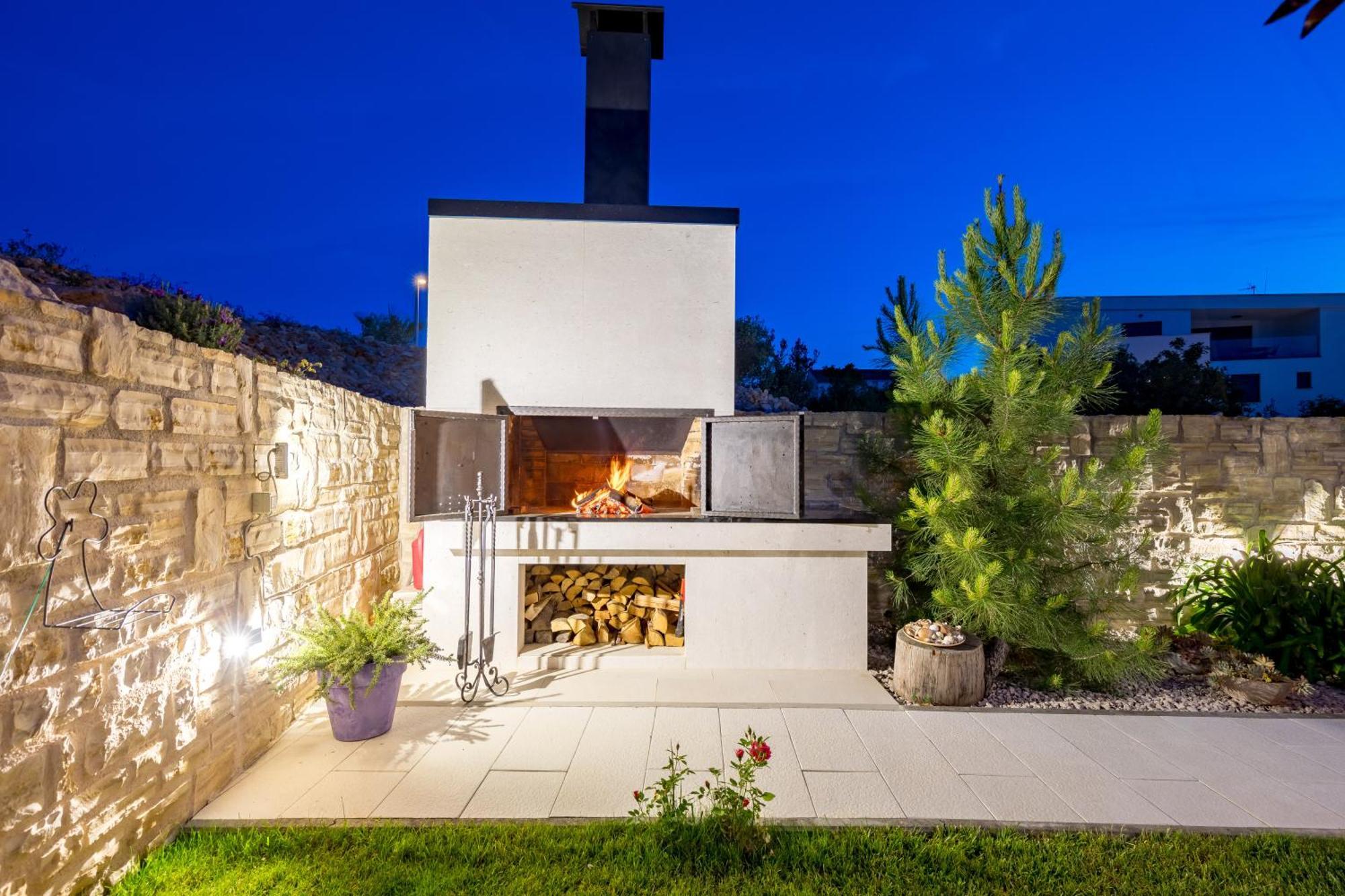 Luxury Apartment Hyperion With Private Pool And Garden Murter Exterior foto
