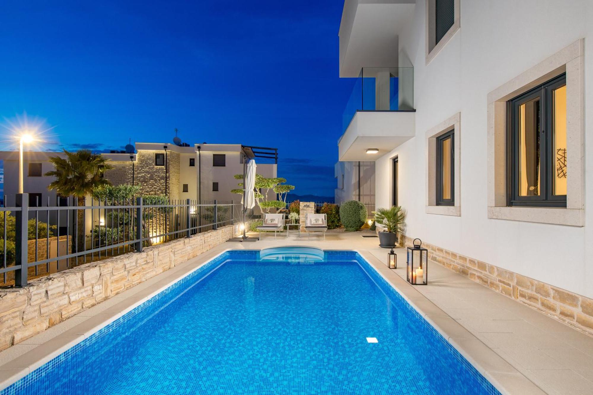 Luxury Apartment Hyperion With Private Pool And Garden Murter Exterior foto